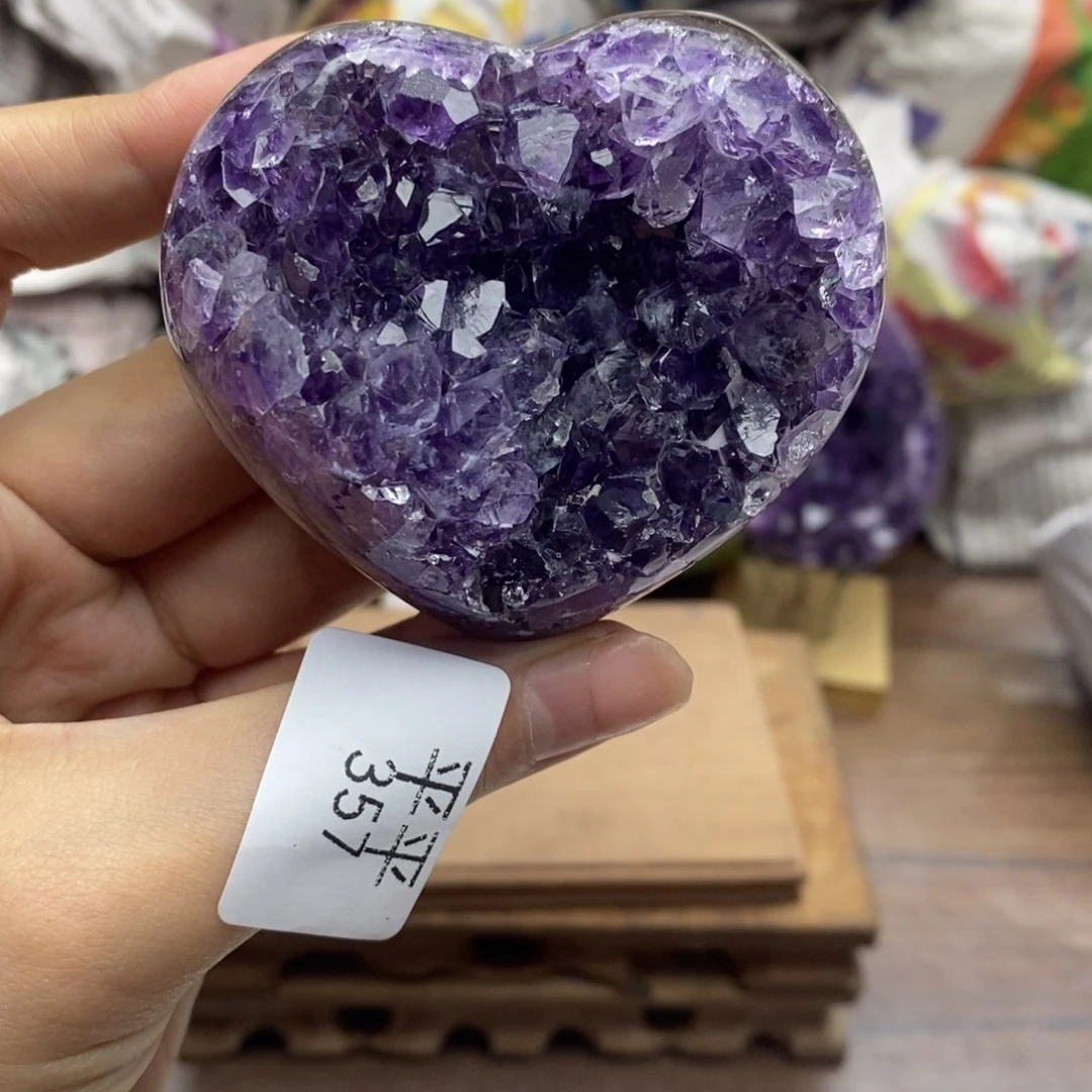 紫晶珠宝半成品未镶嵌