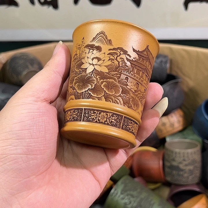 茶杯紫砂全手工紫砂主人杯