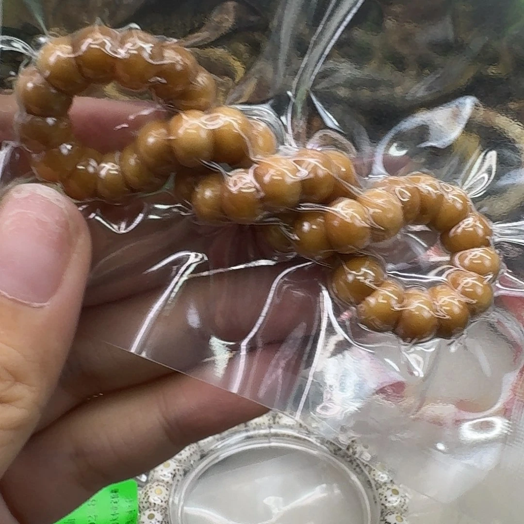 吐****手串星月菩提19高端糯冰龙脊菩提猪大肠8