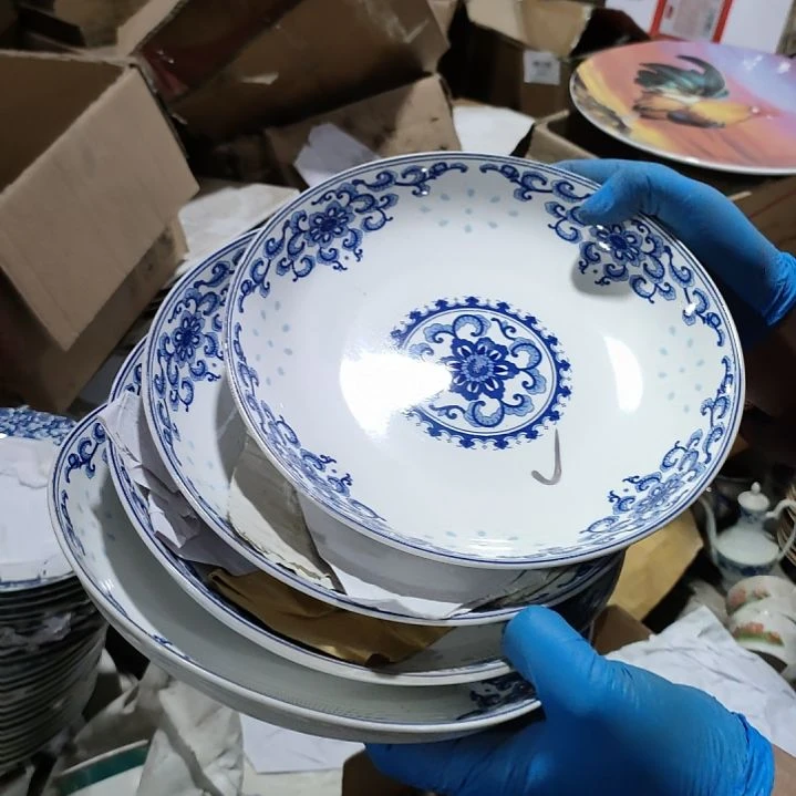 摆件陶瓷盘子碗啥都有