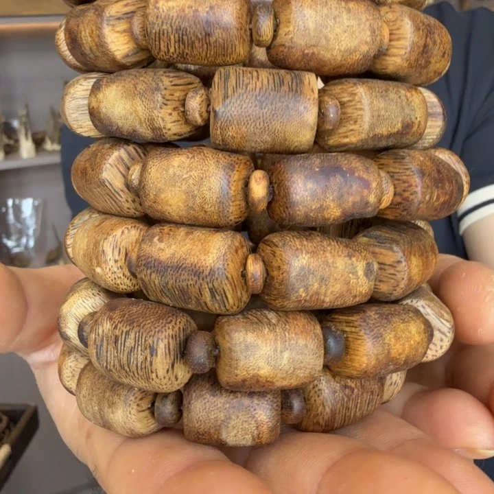 手串沉香棋南沉香大桶珠单圈多样性发一