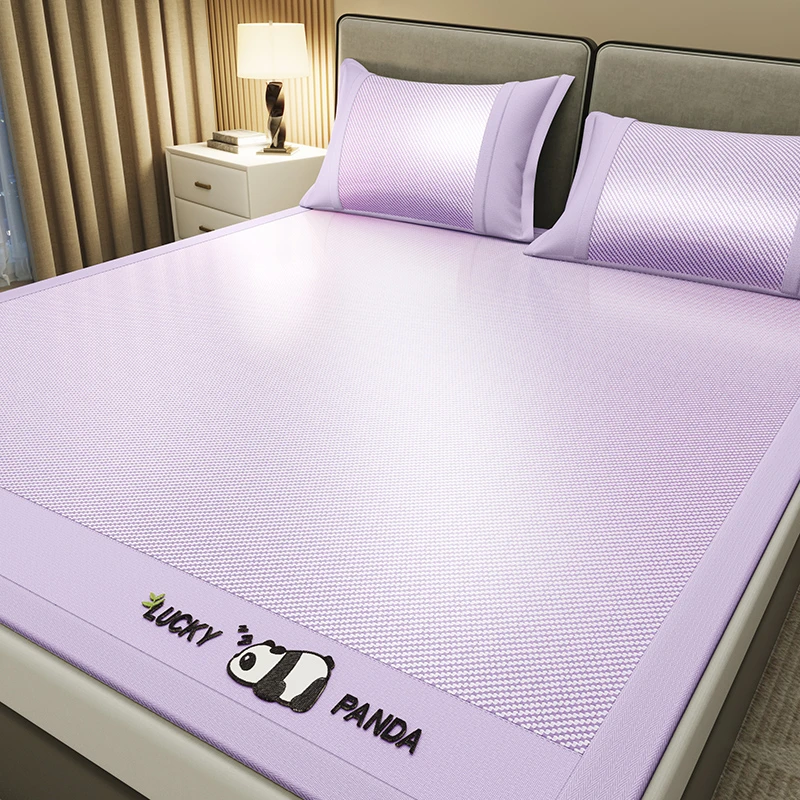 凉感刺绣抗菌冰藤凉席