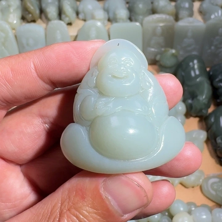 和田玉未镶嵌挂件