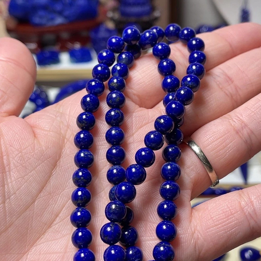 夏***至青金石未镶嵌6mm双圈