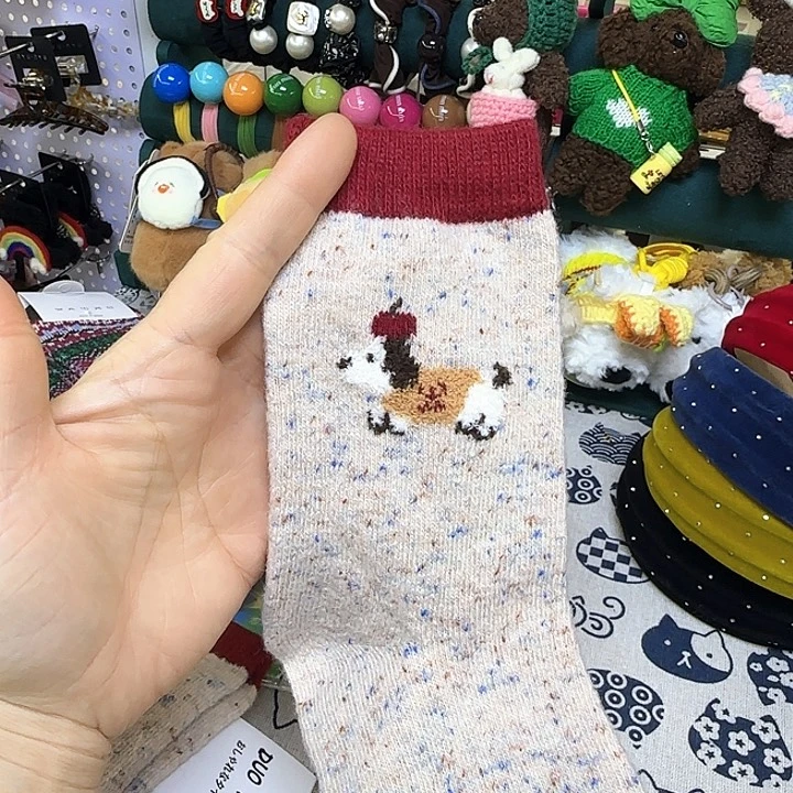 棉日单秋冬袜子新品
