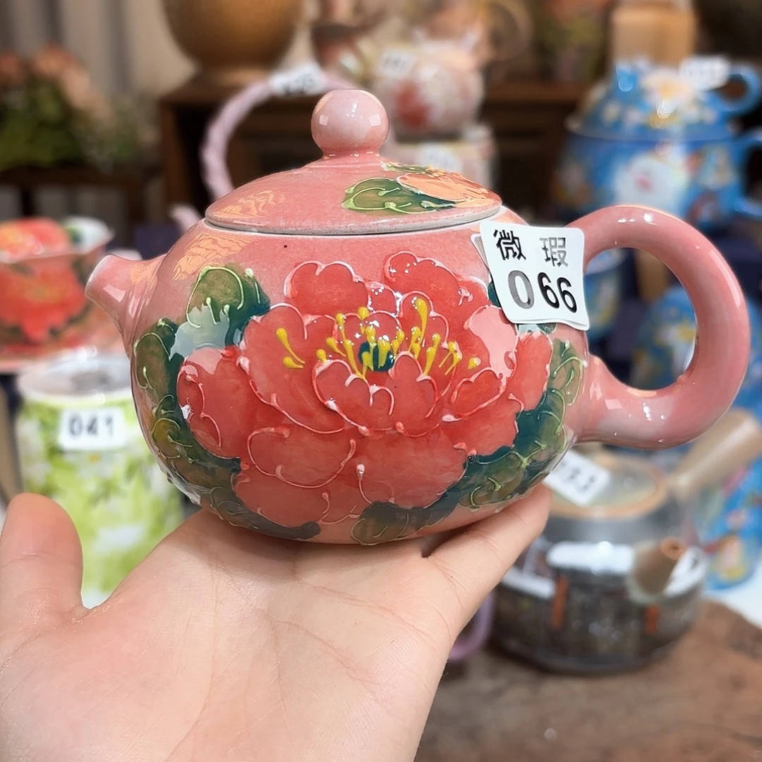 景德镇手绘高温釉下彩陶瓷茶具