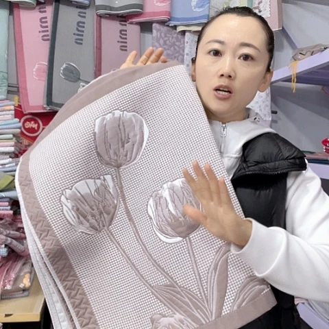 棉特价咖色郁金香