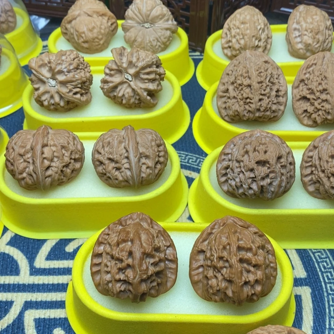 雾***凇把件文玩核桃41麦虎