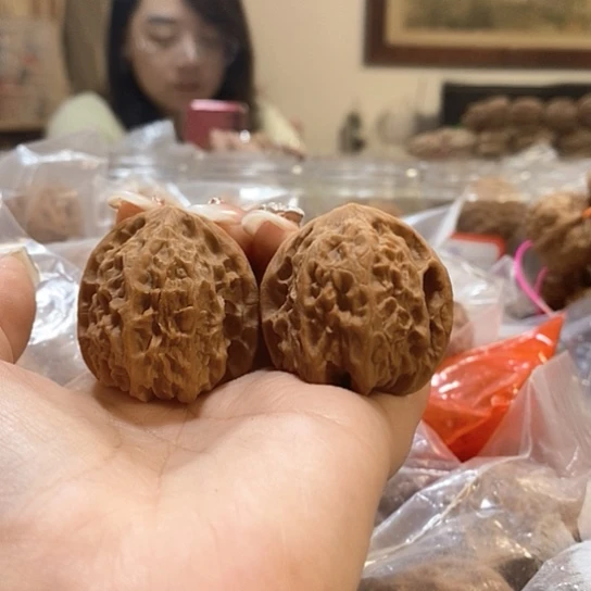 文玩核桃吊坠37平谷大枣有修