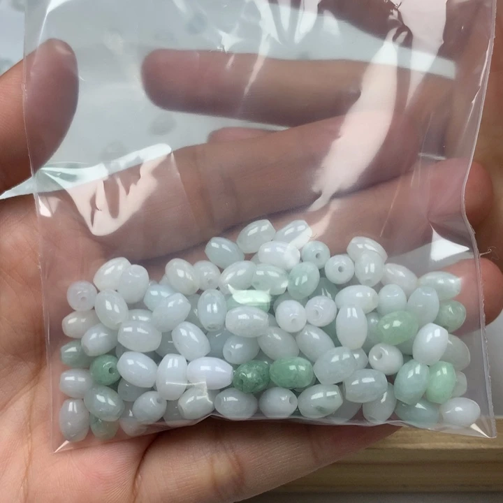 翡翠散珠熙***绳大米珠✖️120