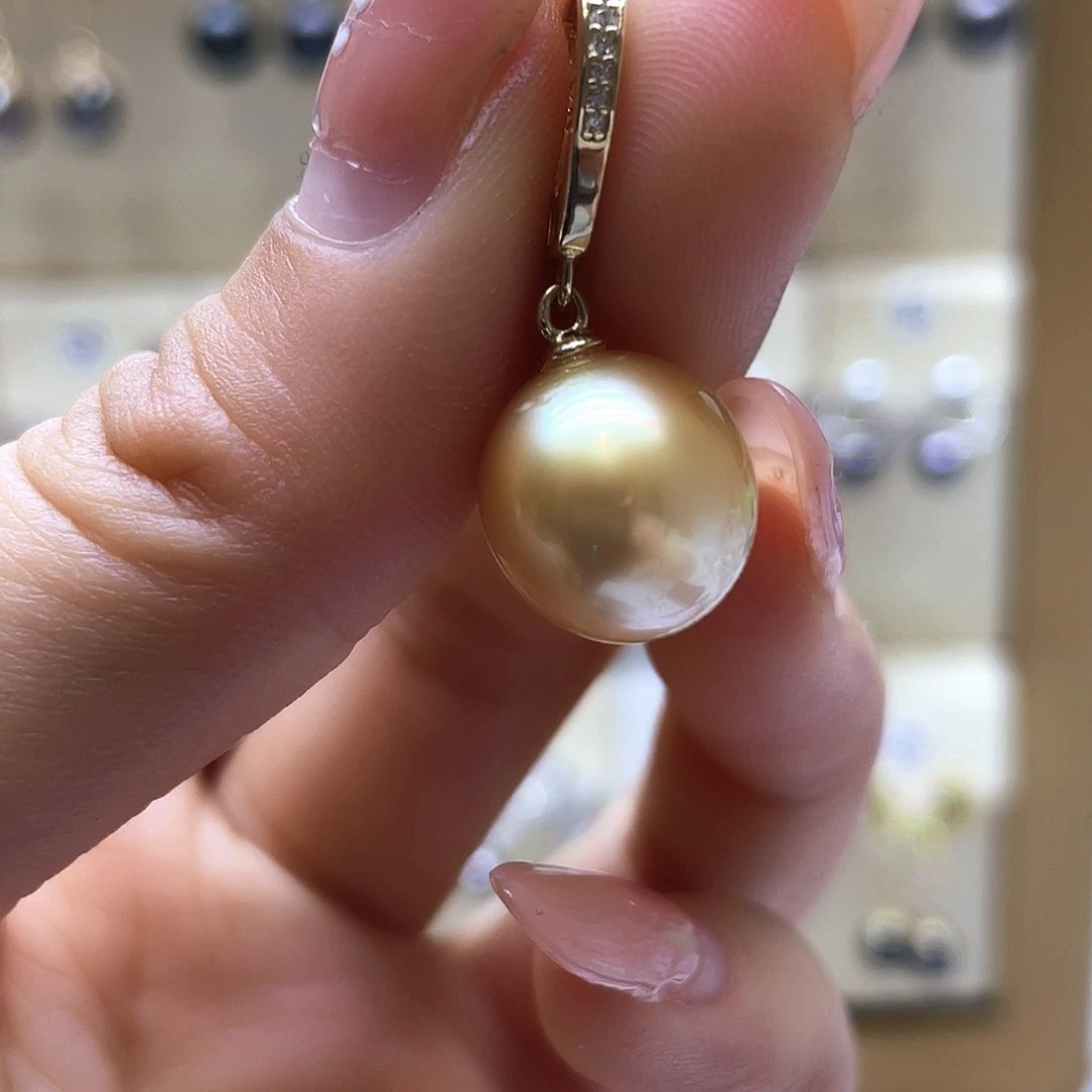 海水珍珠颈饰银S925镶嵌