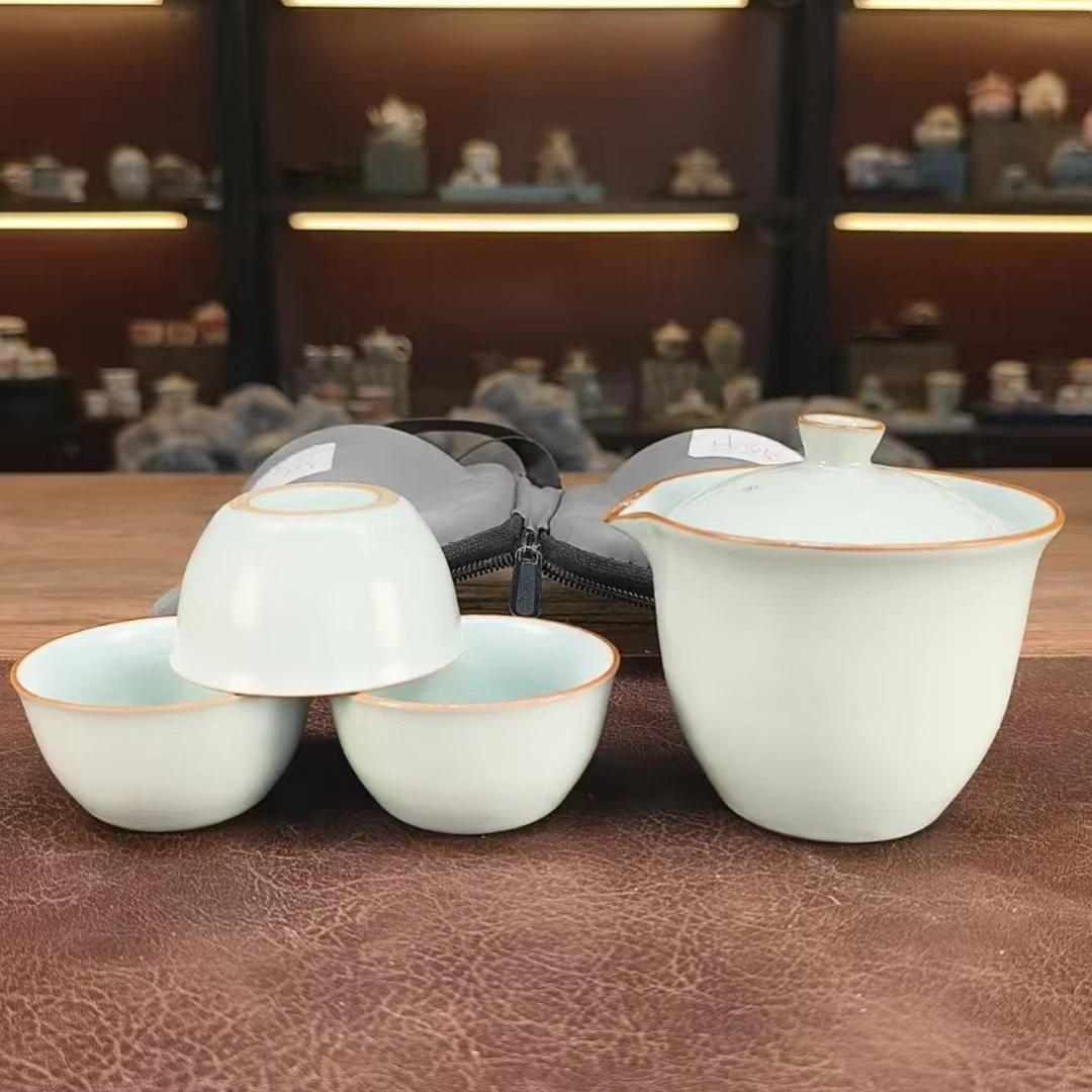 淡青汝窑手抓快客H85