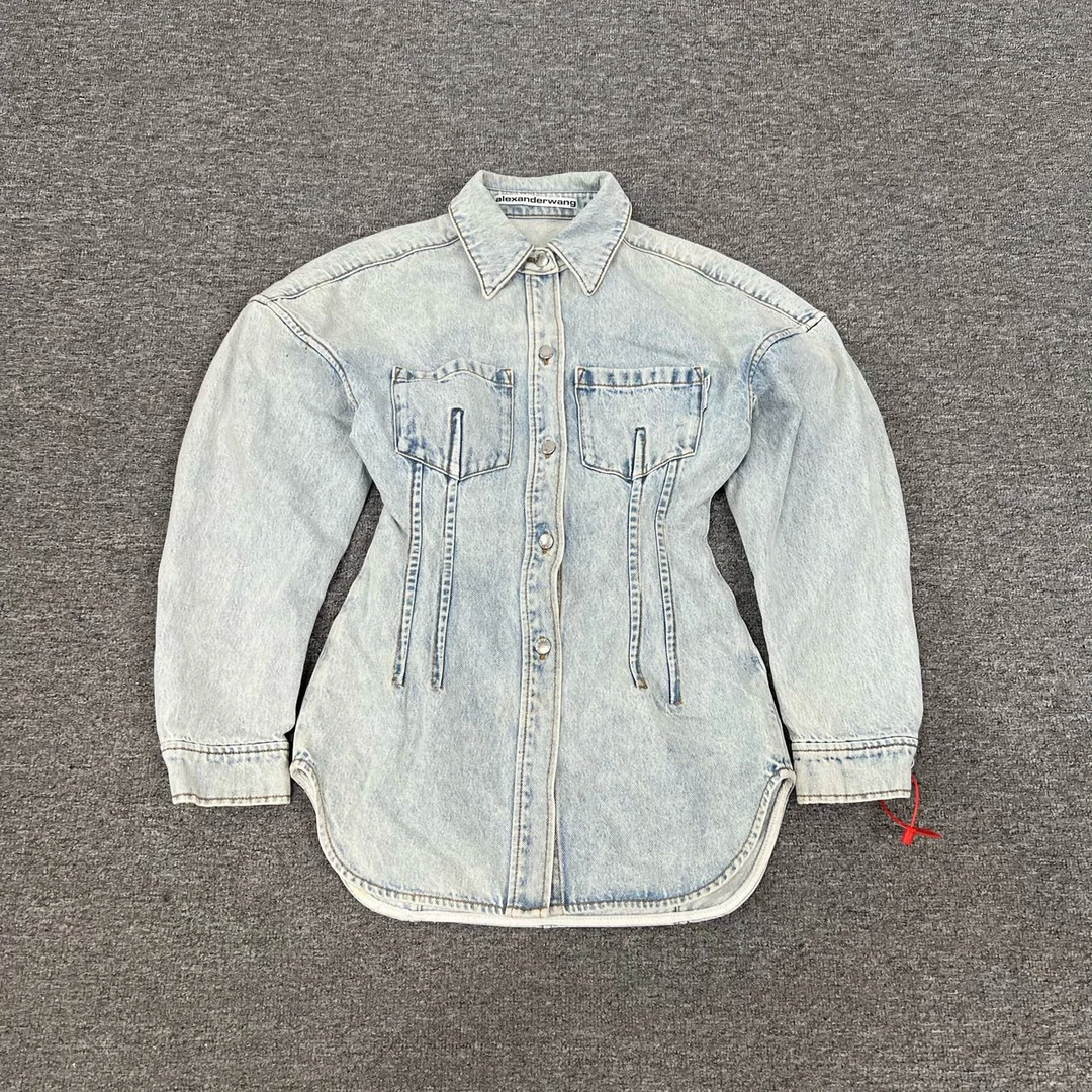 99新  AlexanderWang 亚历山大王 收腰 牛仔外套 99新 0码
