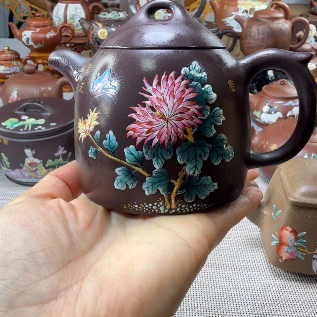 虚***霖花瓶紫砂123456789990
