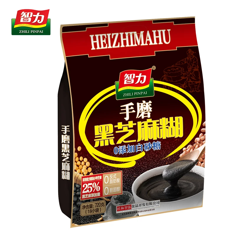 智力核桃黑芝麻糊720g小袋装含糖甜即食营养早餐健康冲饮食品
