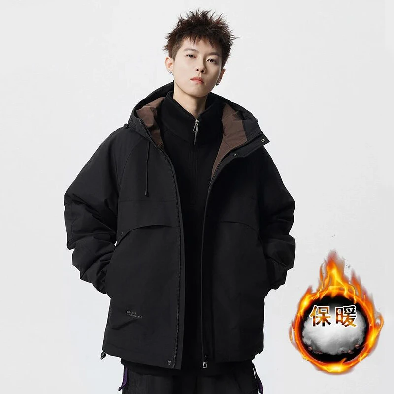 棉服男款冬季款爆款2025新款男生衣服高级感男装大气保暖外套棉衣