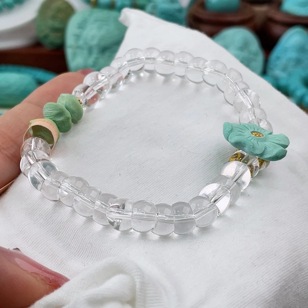 绿松石未镶嵌珠宝半成品s***i