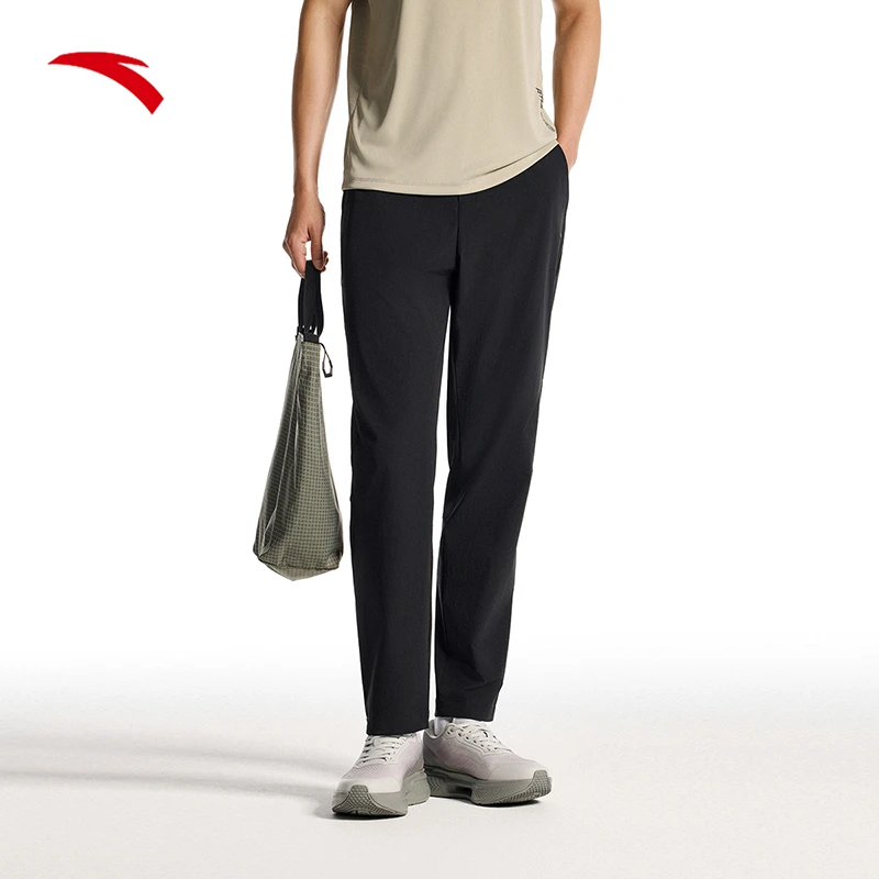 安踏精英系列丨商务通勤西裤冰丝运动长裤男女秋季新款防晒直筒裤