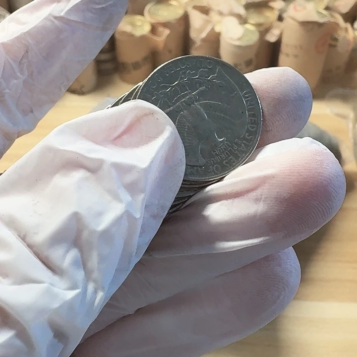 其他普通金属10枚，老鹰币，流通品