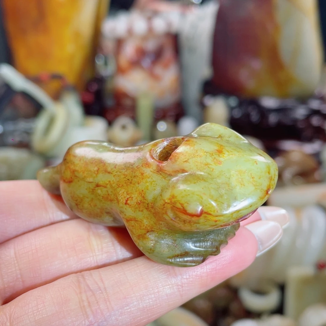 和田玉未镶嵌把件27