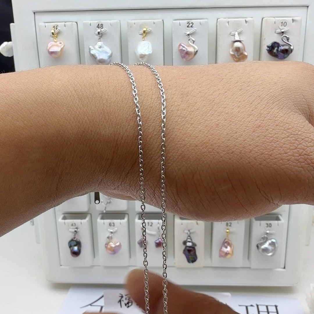 颈饰淡水珍珠合金