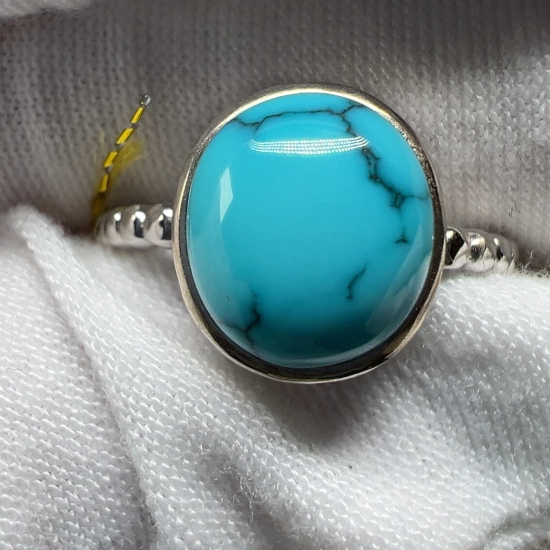 绿松石银S925镶嵌配饰