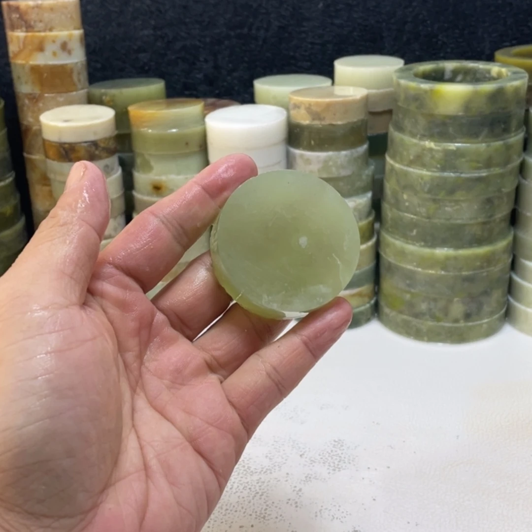 【闪购商品】蛇纹石玉珠宝半成品未镶嵌