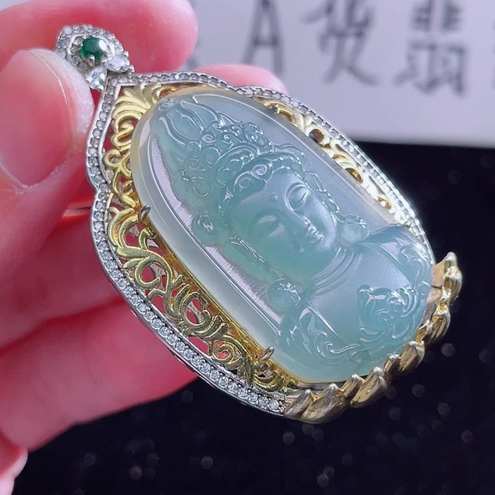翡翠颈饰未镶嵌999999999