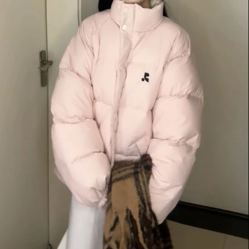 简约百搭气质加厚保暖学生棉服棉袄面包服冬季新款宽松ins风棉衣