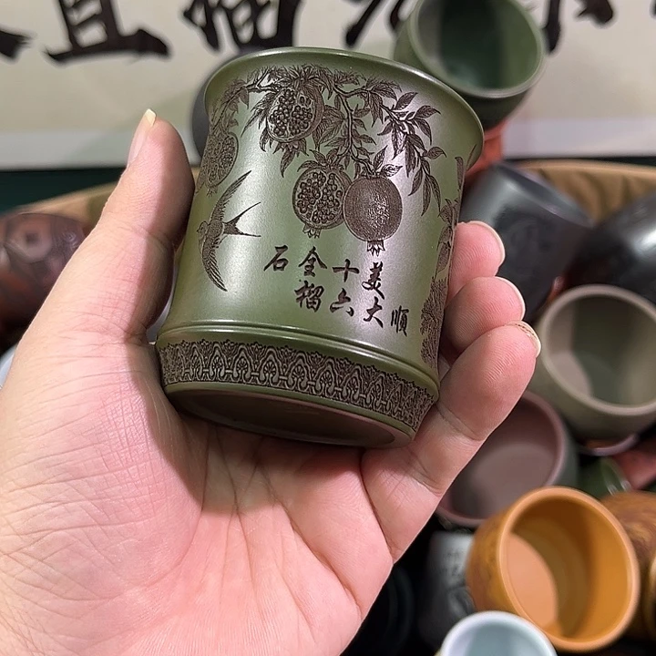 茶杯紫砂全手工紫砂主人杯