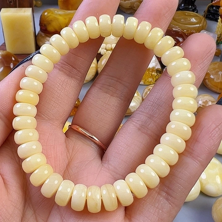蜜蜡颈饰未镶嵌蜜蜡
