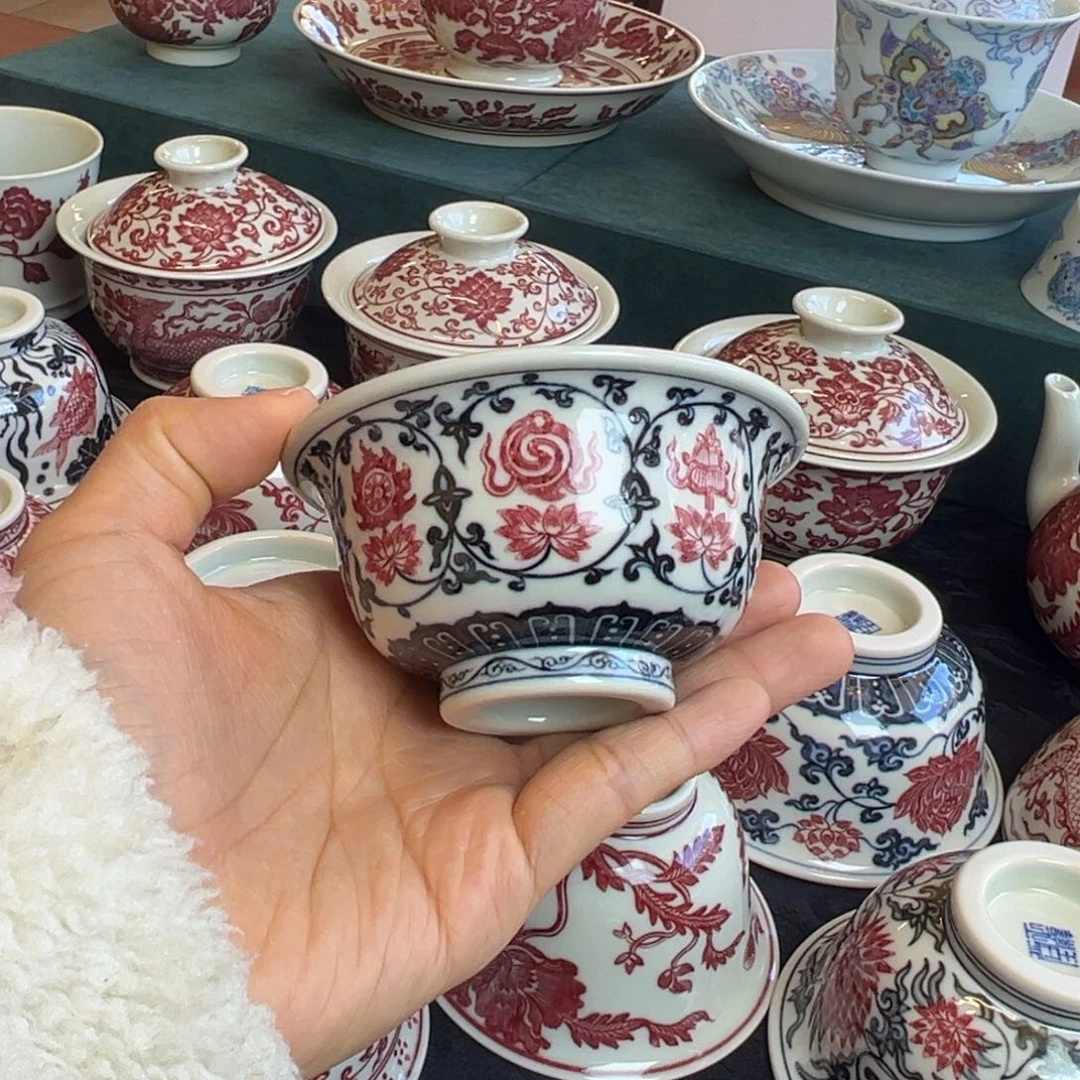 H正绎堂莲托八宝中号压手