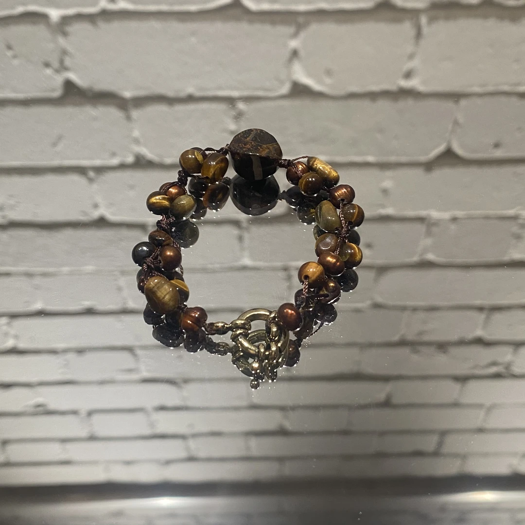 合金莫桑石手链 【雾海】百搭手链饰民族风新中式小众设计感手饰