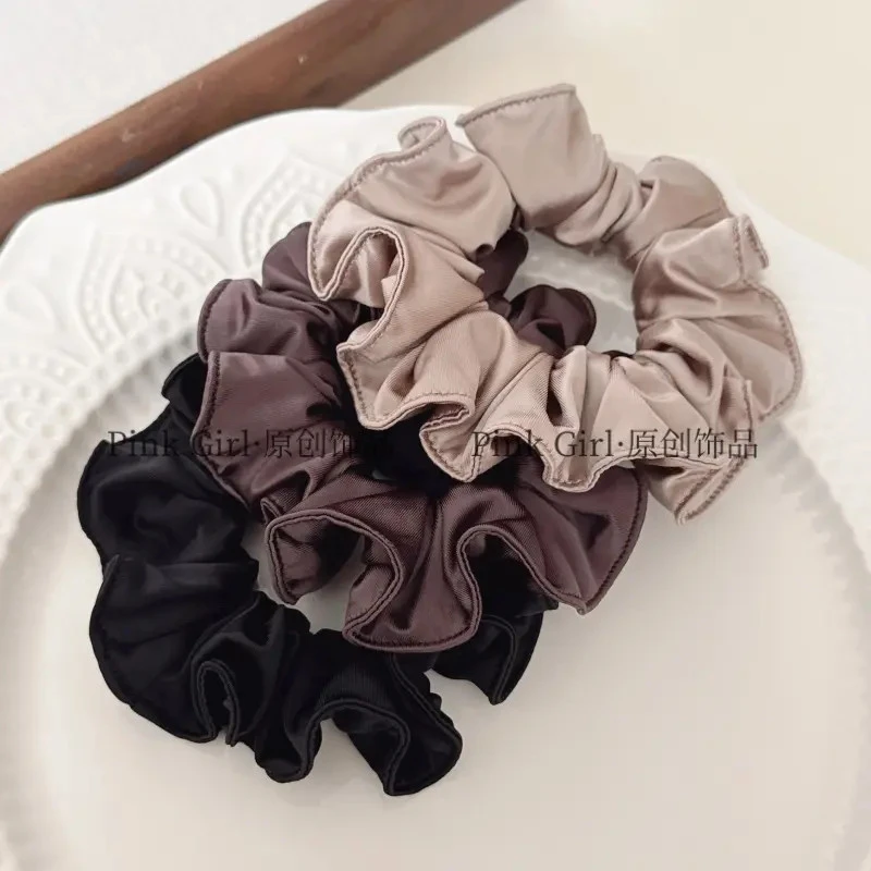 WPink Girl  Q166简约ins发绳面膜圈高弹力不伤发扎马尾秋（三根）