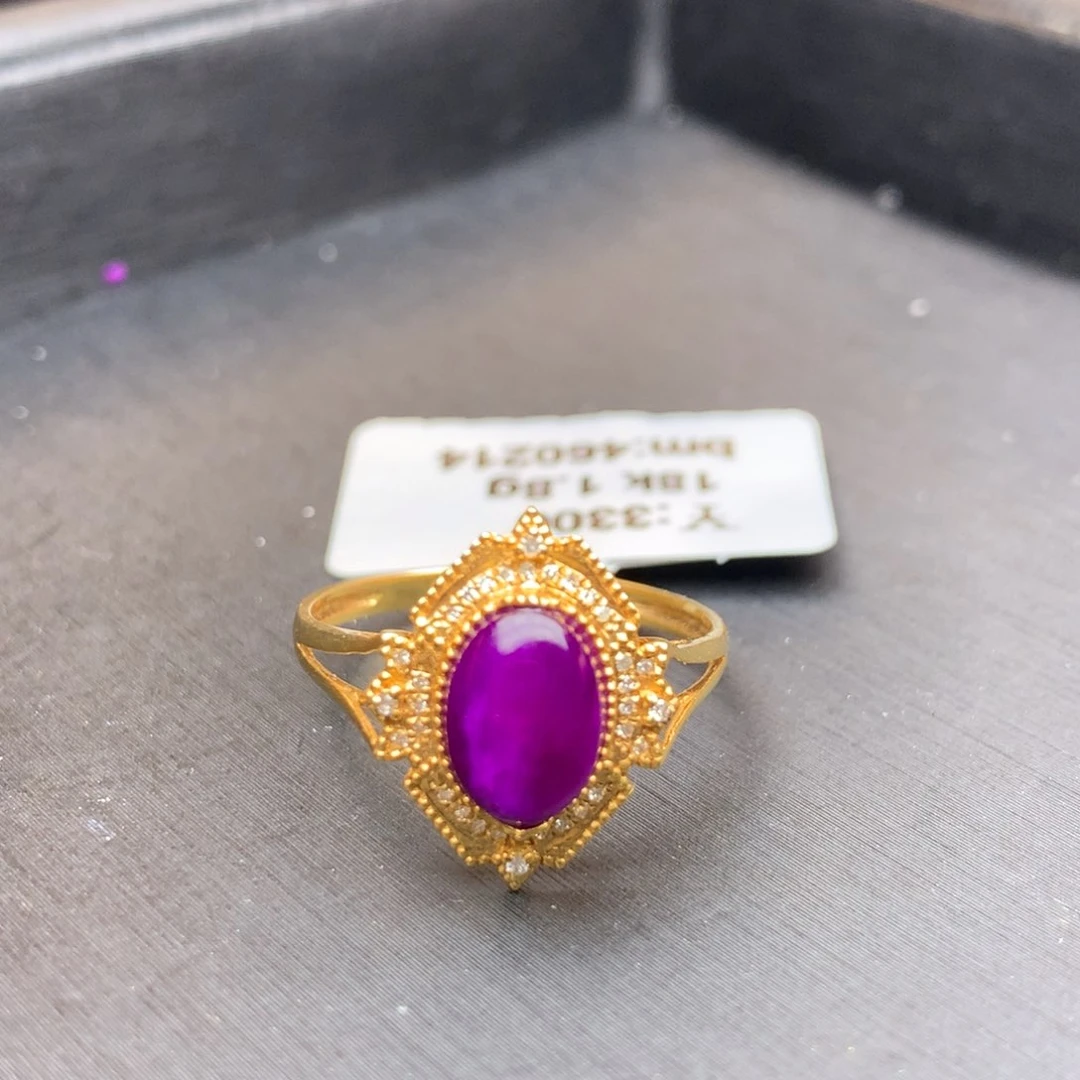 苏纪石（舒俱来）戒指18K金镶嵌