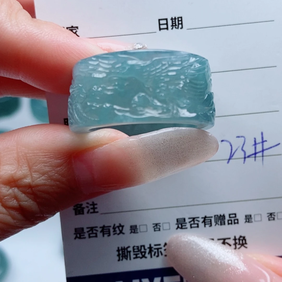 理***界未镶嵌戒指翡翠翡翠