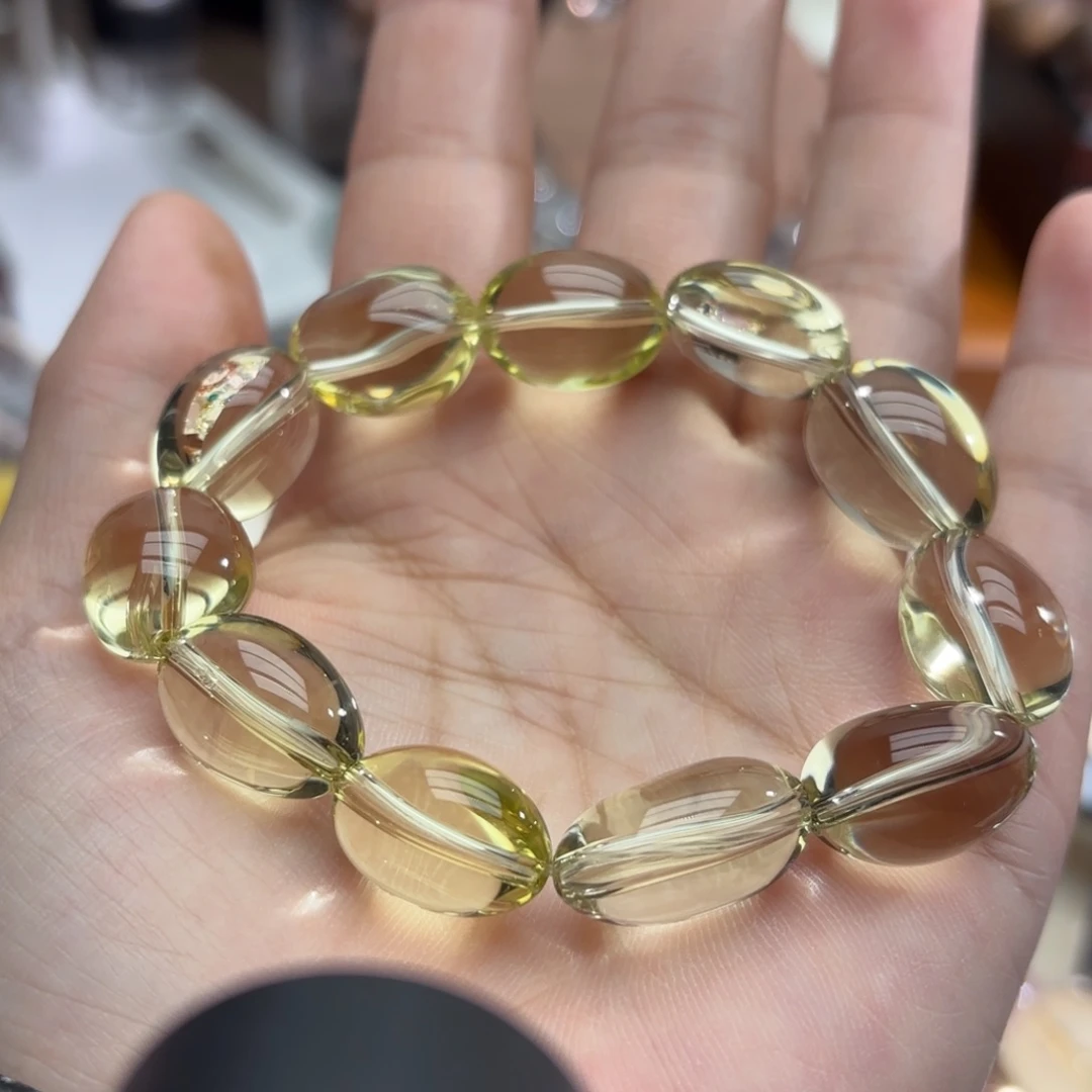 未镶嵌手链水晶黄水晶