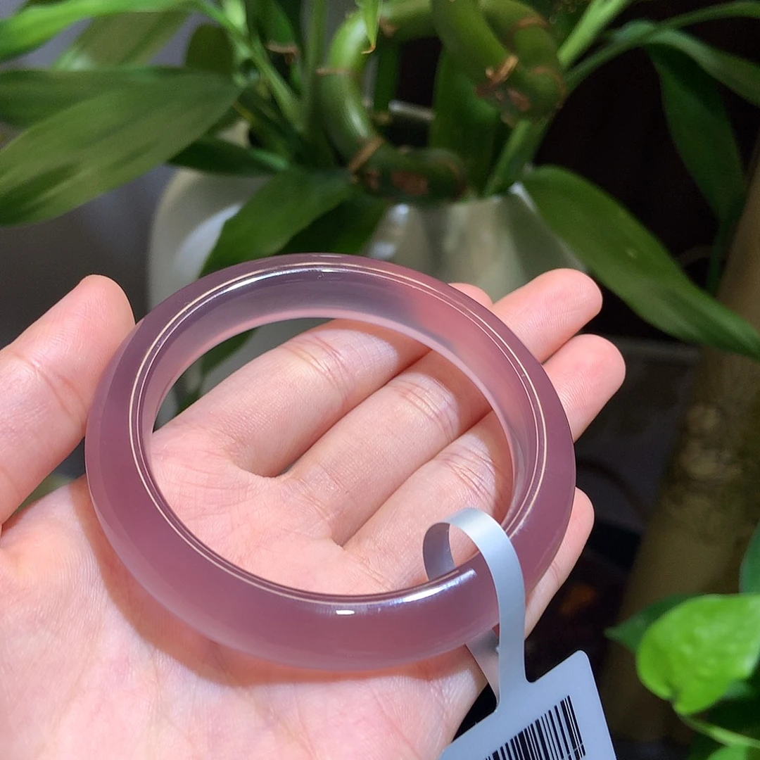 玛瑙/玉髓未镶嵌手镯11 帝紫