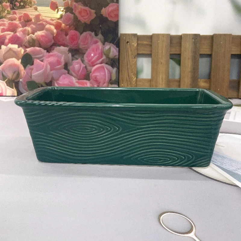 【欧礼HOME】TE墨绿色条纹系列9英寸烤盘