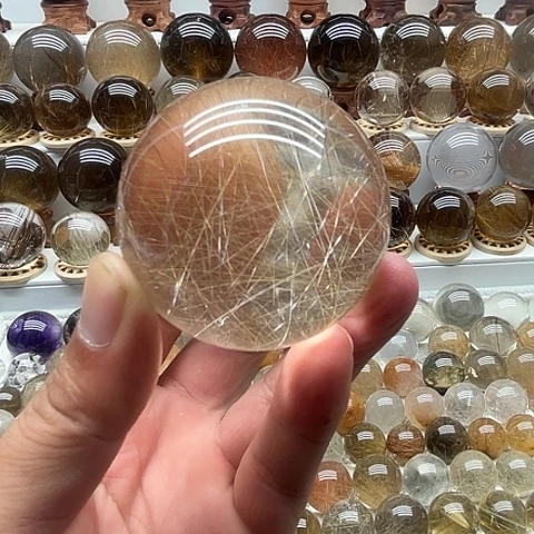 发晶珠宝半成品未镶嵌