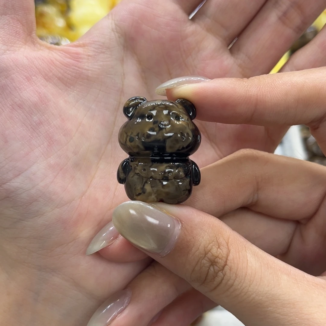 琥珀颈饰未镶嵌天然琥珀