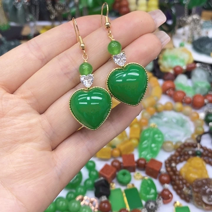 翡翠未镶嵌颈饰项链30