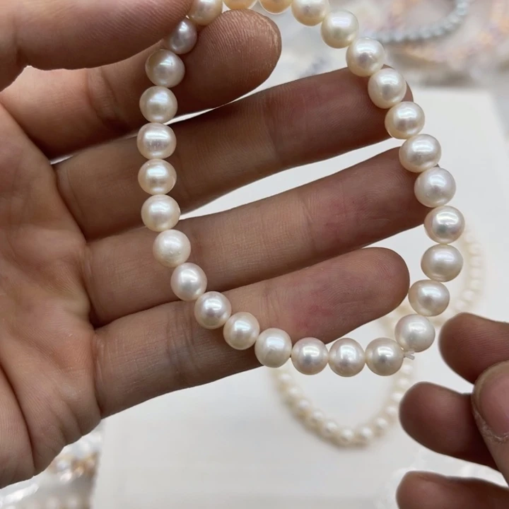 淡水珍珠未镶嵌颈饰001119
