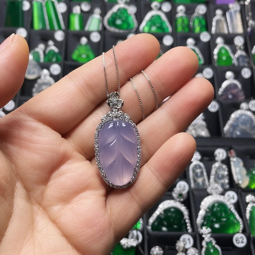 玛瑙/玉髓合金吊坠(赠链)