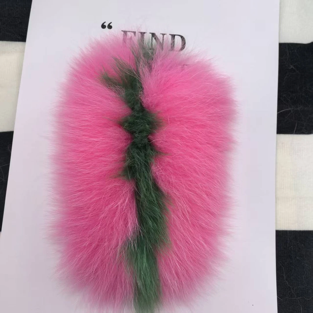 单品狐狸毛毛一对