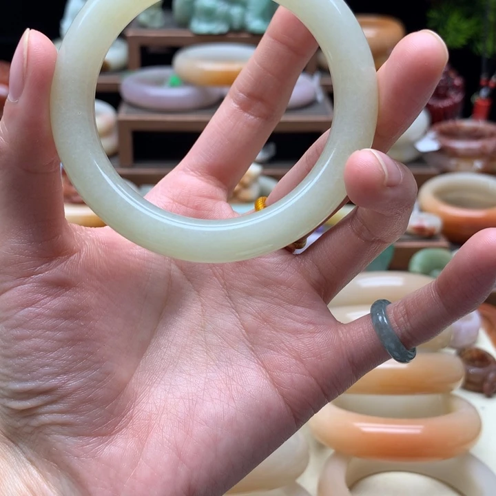 查罗石合金手镯（开口镯）55.7