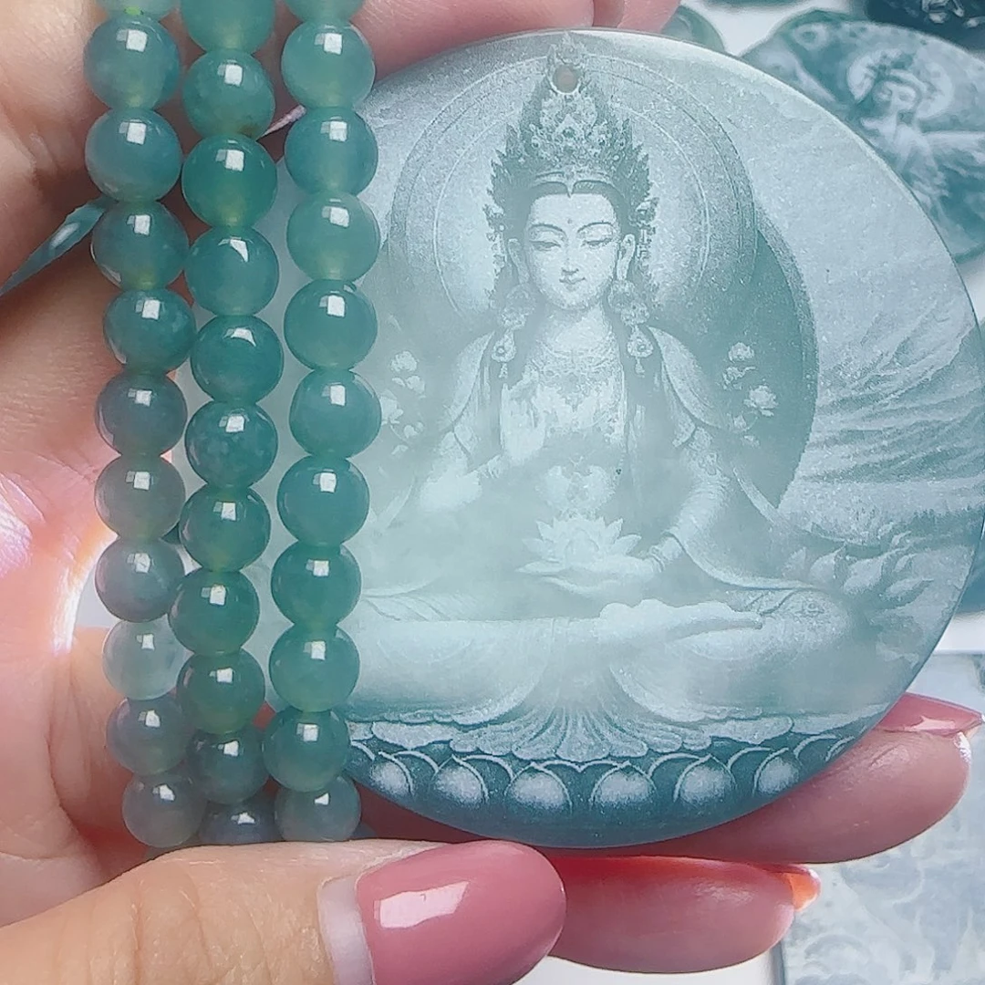 颈饰未镶嵌翡翠多样性发其一111111