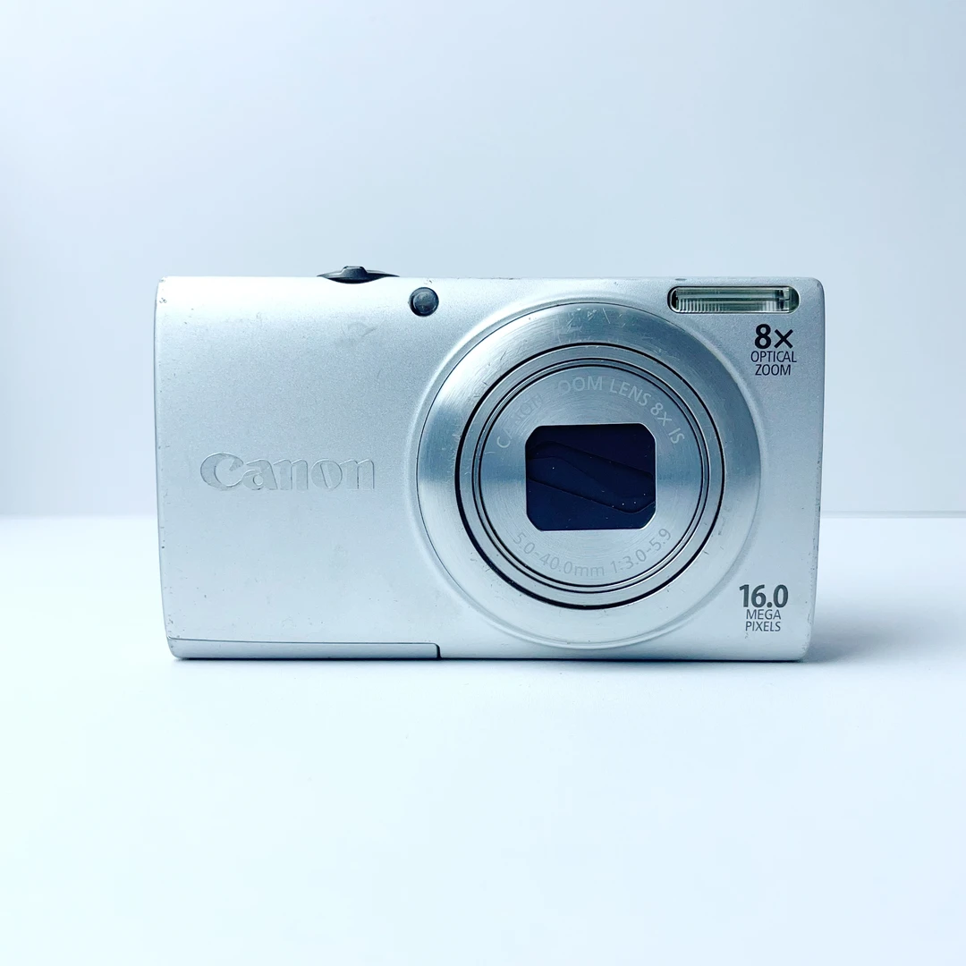 9新 Canon/佳能 a4000银冷白1600万清晰像素8倍小长焦ccd数码相机