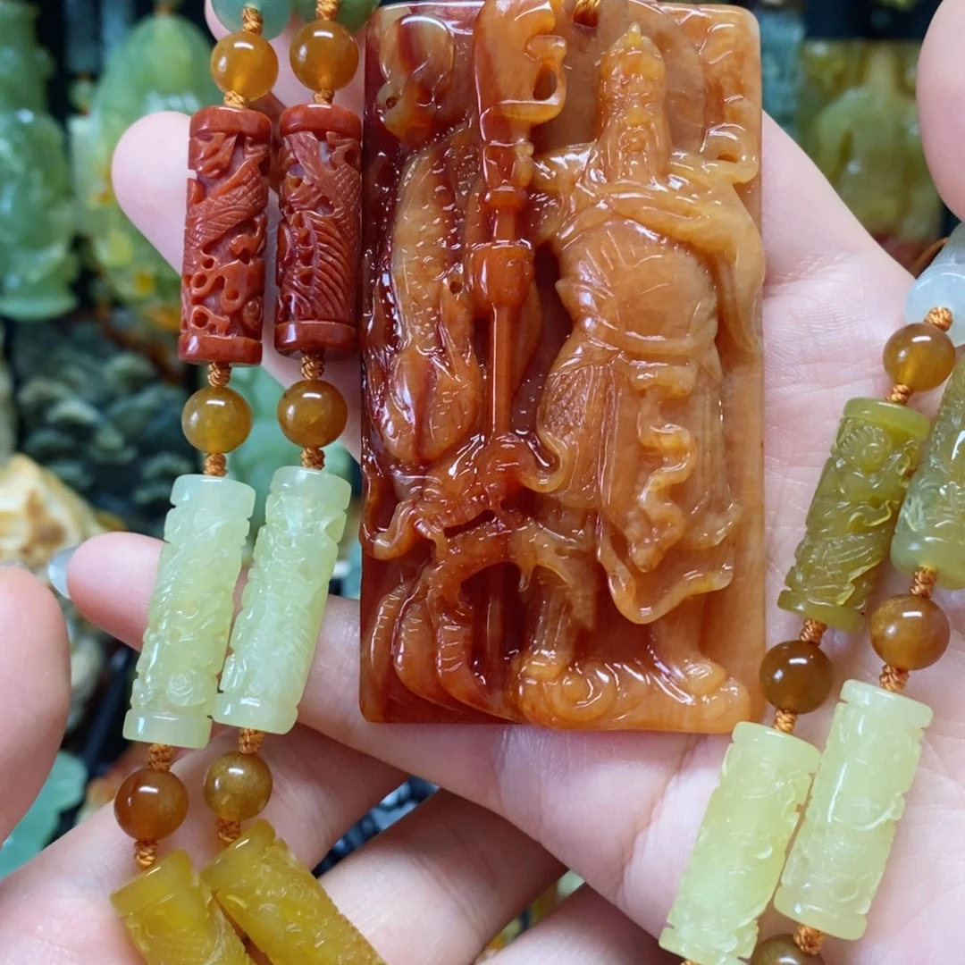 岫玉未镶嵌吊坠(赠链)平**远