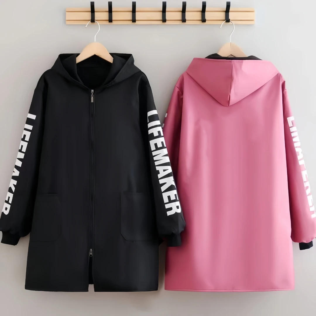 罩衣围裙防风保暖防水防油工作服男女厨房做饭长袖围裙可印制logo